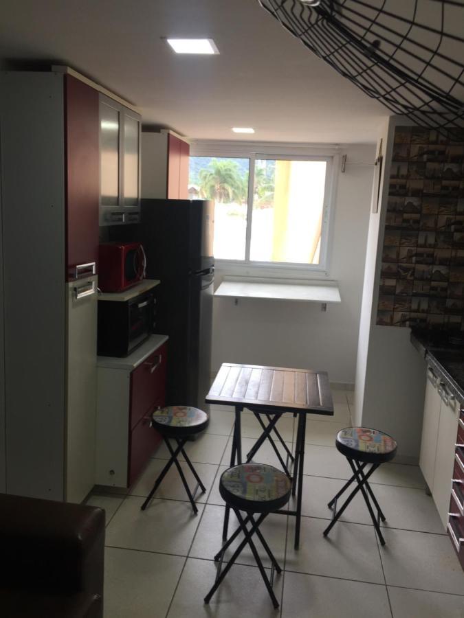 Vista Lateral Mar Massaguacu Apartment Caraguatatuba Bagian luar foto
